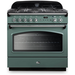 Falcon 90cm Classic FX Dual Fuel Freestanding Oven/Stove Mineral Green and Chrome CLA90FXDFMG-CH hero image