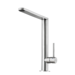 Oliveri Essente Right Angle Kitchen Mixer Tap Stainless Steel SS31640 hero image