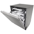 LG 60cm Dishwasher UnderBench Hidden Control with Steam-Platinum Steel XD3A25UPS image NaN
