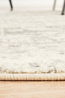 Rug Culture Evoke Large White Silver Rug 240X240CM - EVO-253-WSIL-240X240 hero image