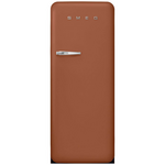 Smeg FAB 50's Style 270L Retro Refrigerator Amber Clay Right Hinge FAB28RACM6 hero image