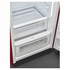 Smeg 270L 50's Retro Style Aesthetic Top Mount Fridge Ruby Red FAB28RDRB3 image NaN