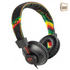 House of Marley EM-JH013-RA Positive Vibration On-Ear Headphones - Rasta image NaN