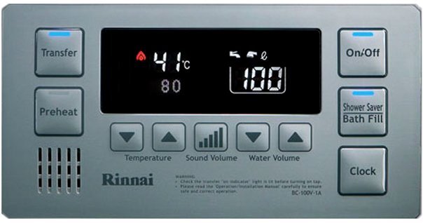 Rinnai BC100V1S Deluxe Bathroom Controller | Appliances Online