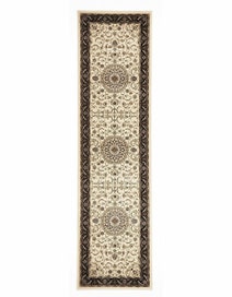 Rug Culture Sydney Extra Large Ivory Black Rug 330X240CM - SYD-9-IB-330X240 hero image