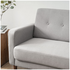 Zinus Adair Modern 3 Seater Sofa with Armrest Pockets Light Grey AU-AD-LG-3P image NaN