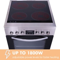 Linarie 60cm Freestanding Electric Oven with Ceramic Cooktop LYFC6060CDX hero image