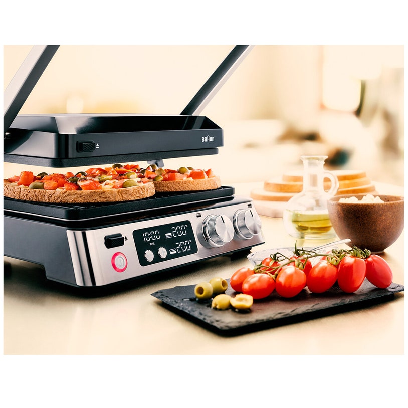 新品　BRAUN MultiGrill 7 CG7040 Braun MultiGrill 7 CG 7040 Contact Grill with Grill and Flat キッチン家電