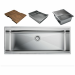 Artinox Layer 104 Workstation Sink with Accessories LACCSBR104 hero image