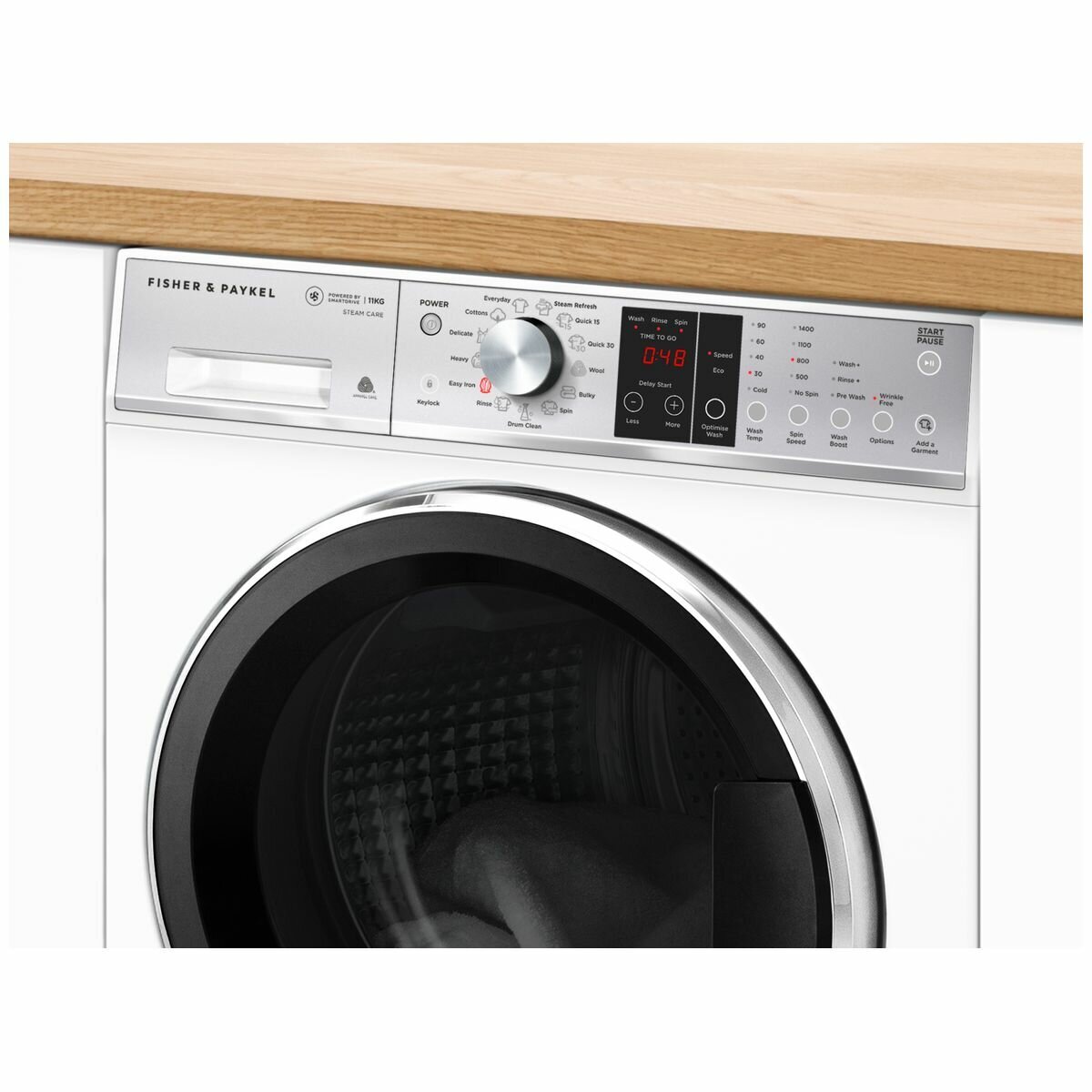 Fisher & Paykel Series 7 11kg Front Load Washing Machine with Steam Care WH1160P3 hero image