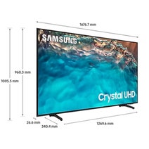 Samsung 75 Inch BU8000 4K UHD Crystal LED Smart TV UA75BU8000WXXY hero image
