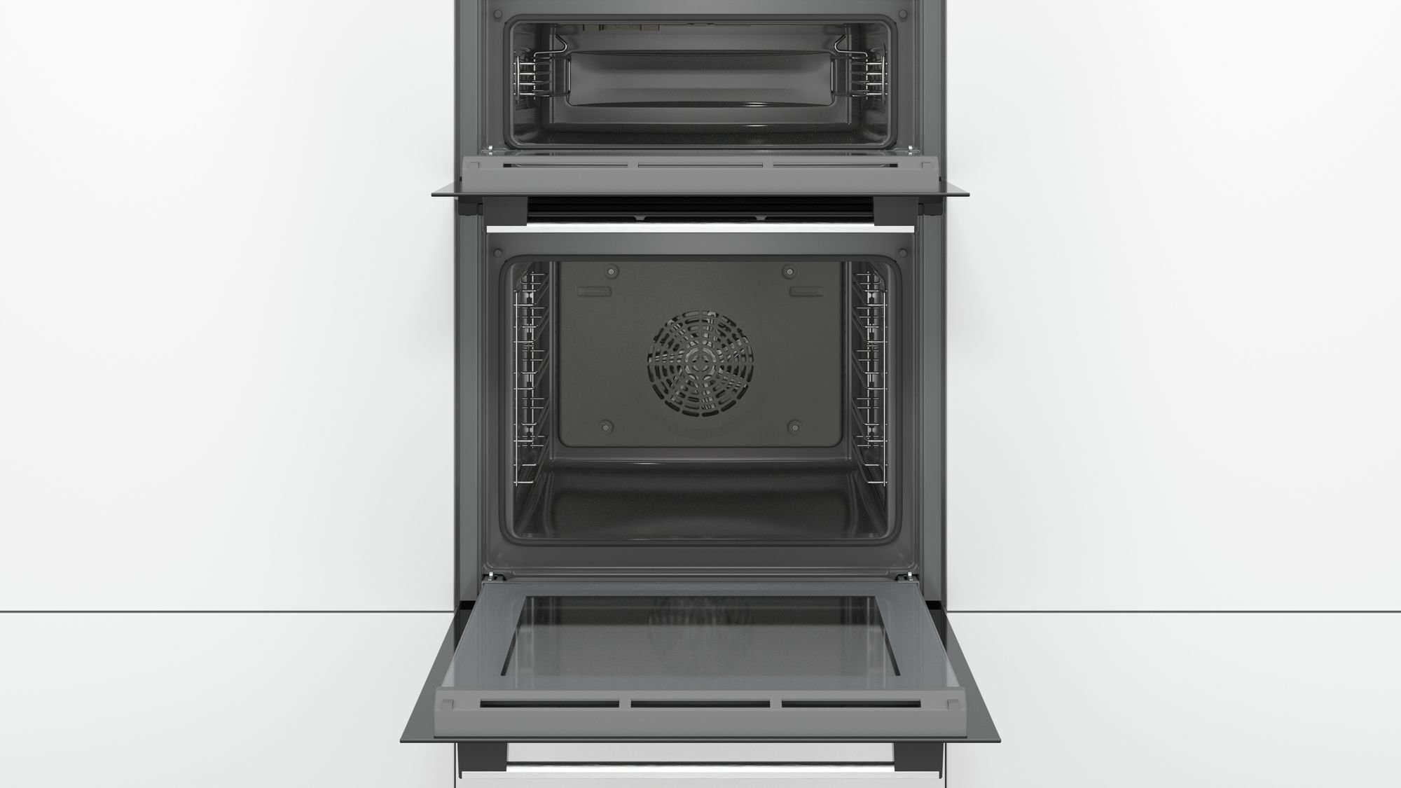 Bosch Serie 4 60cm Built In Double Oven MBA534BS0A Appliances Online