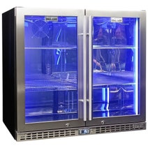 Schmick 257L Under Bench Stainless Steel Glass Fridge SK246-SS hero image