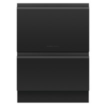 Fisher & Paykel Series 9 Contemporary Double DishDrawer Dishwasher Black DD60D4ZB9 hero image