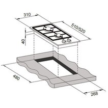 TRINITY 30cm Gas Cooktop 2 Burners Stainless Steel TRG302SS hero image