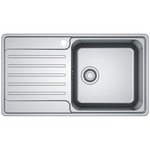Franke Bell Single Bowl Sink with Left Hand Drainer BCX611LHD hero image