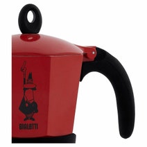 Bialetti Moka Induction Red Espresso Maker 3 Cup CM821 hero image