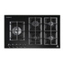 TRINITY 90cm Gas Cooktop 5 Burners Black Tempered Glass TRG900BK image NaN
