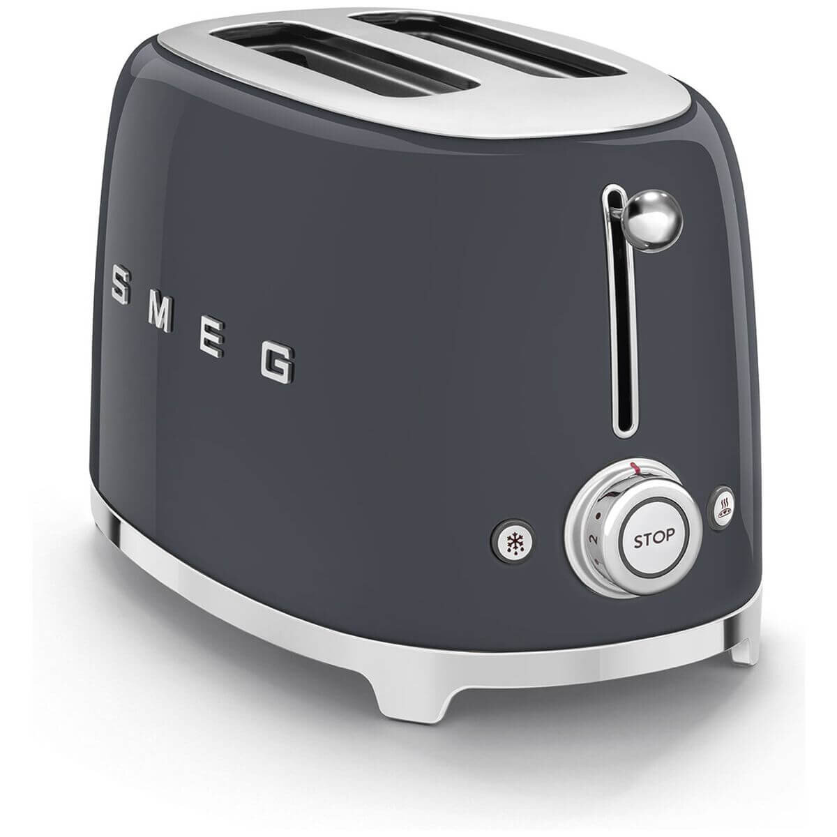 Smeg 50s Retro Style 2 Slice Toaster Slate Grey TSF01GRAU hero image