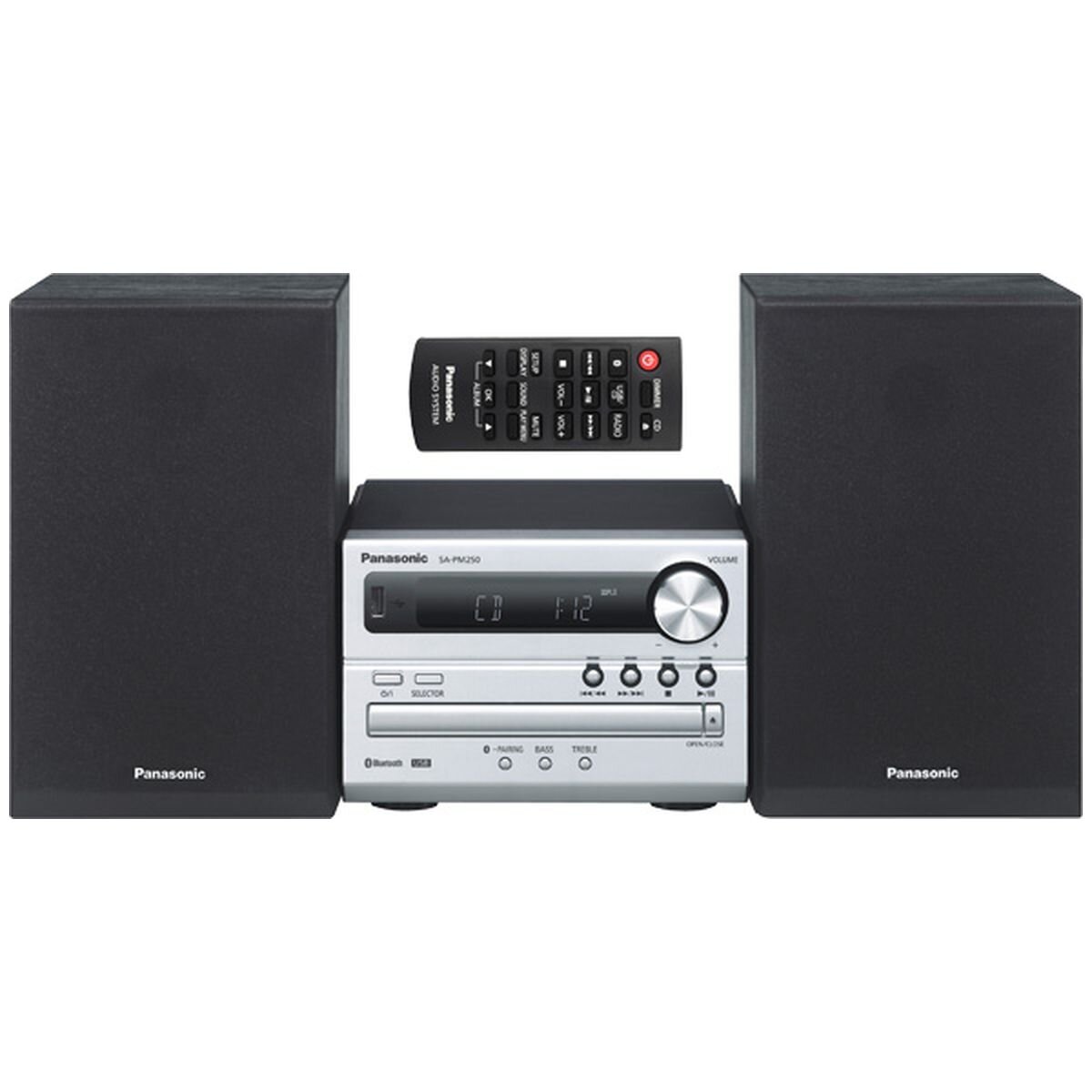 Panasonic SC-PM250GN-S Micro System with Bluetooth hero image