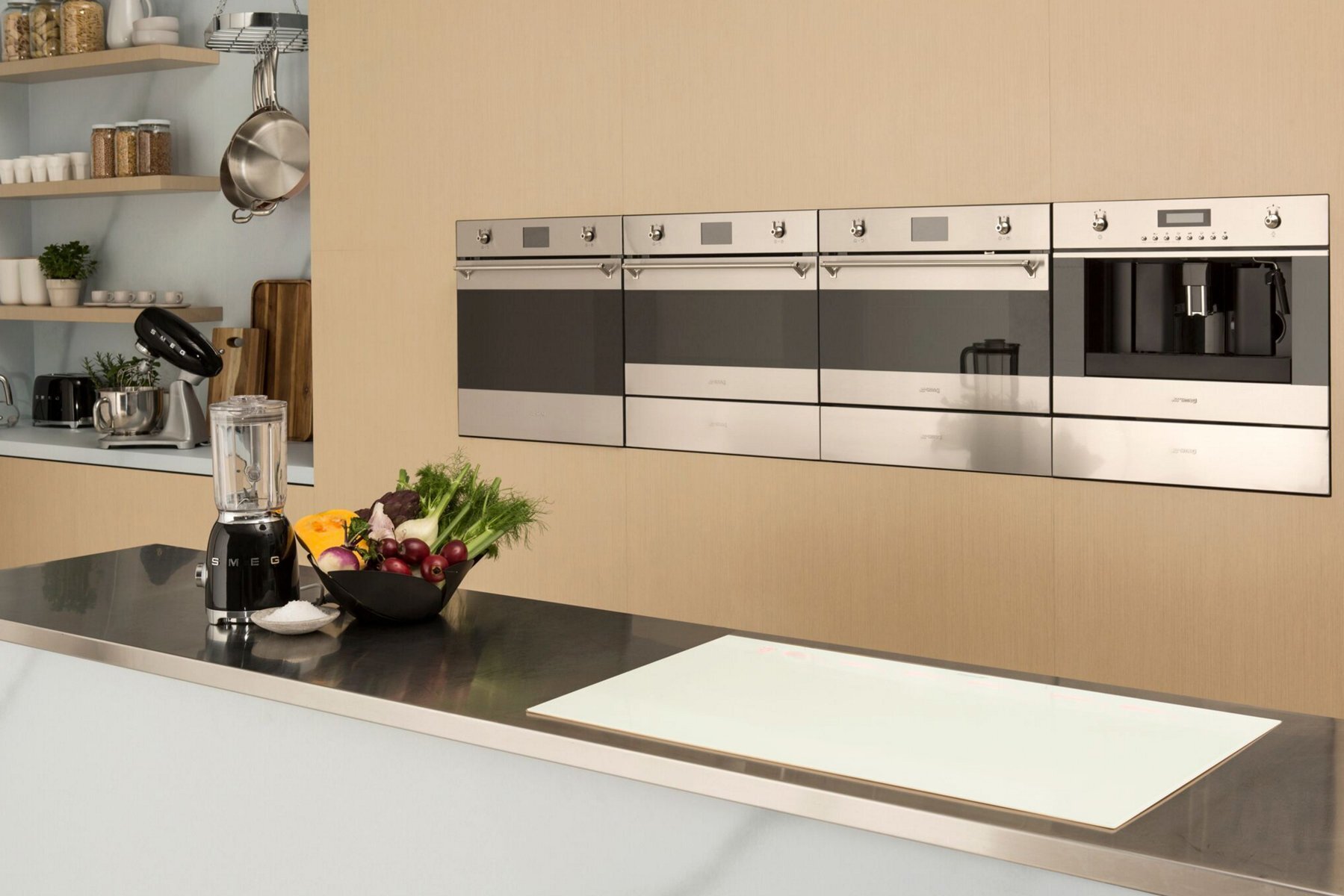Smeg SFA4390MX 50L Built In Microwave Oven 1000W Appliances Online