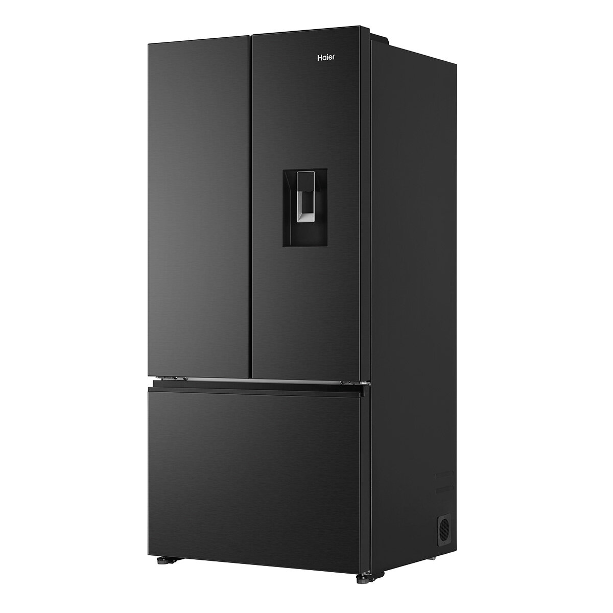 Haier 509L French Door Fridge with Non-Plumbed Water Dispenser Black HRF510FHC hero image