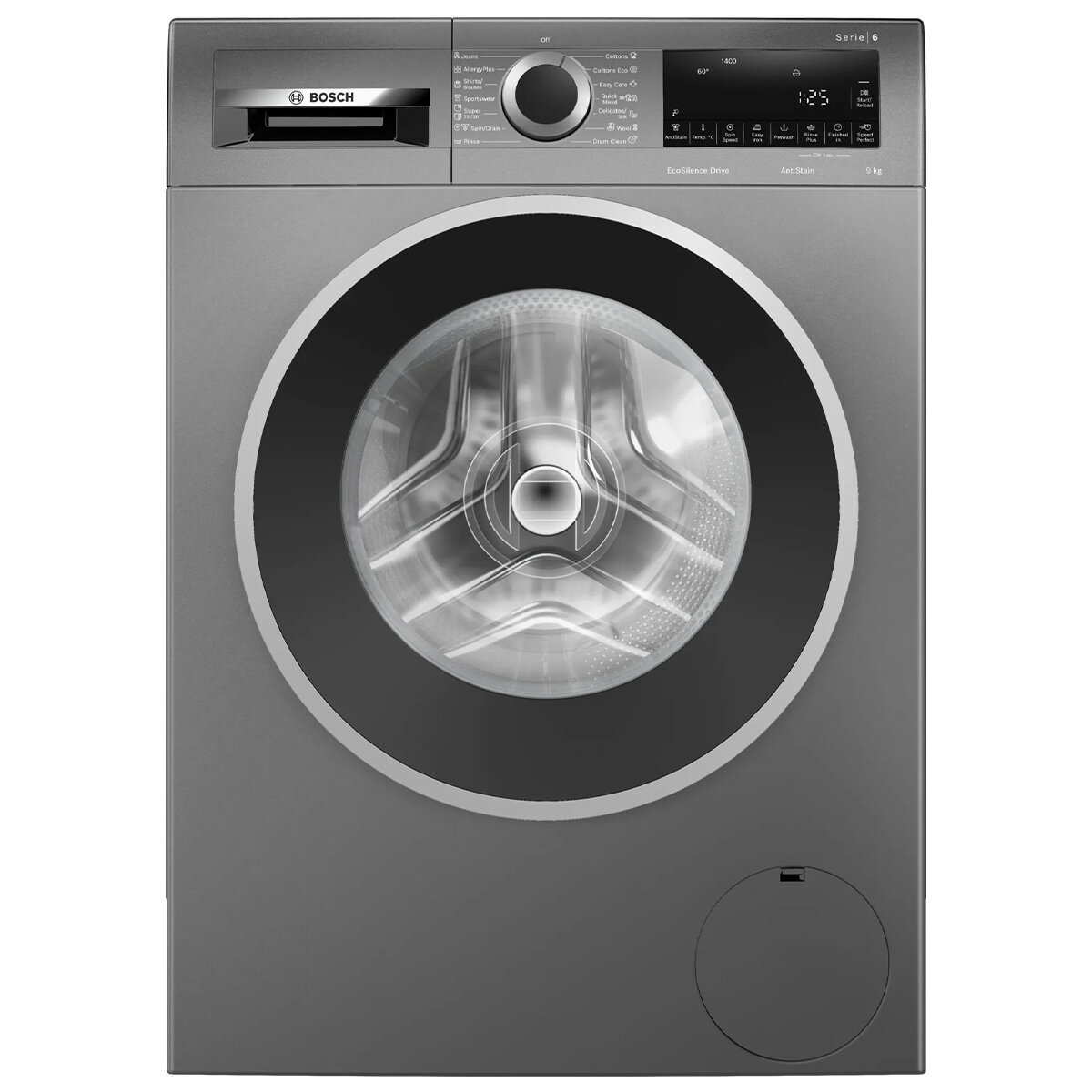 Bosch Series 6 9kg Front Load Washing Machine Graphite WGG2449RAU hero image