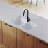 Turner Hastings Cuisine 86 x 50 Double Bowl Sink with Tap Hole - Gloss White CUD86FSI image NaN