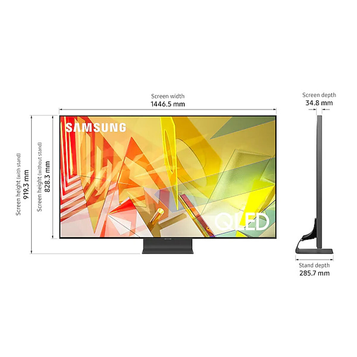 Samsung 65 Inch Q95T 4K UHD HDR Smart QLED TV QA65Q95TAWXXY hero image