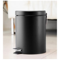 SOGA 12L Black Trash Bin RUBBISHBINROUND12LB hero image