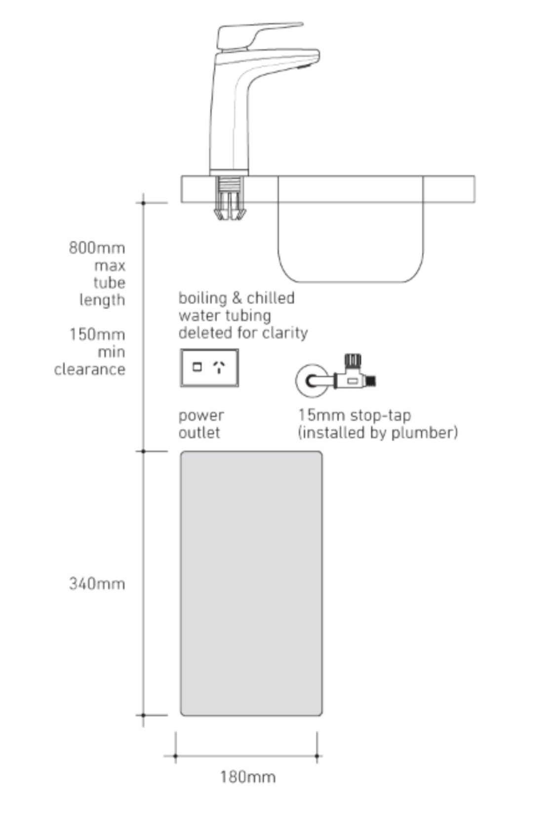 Billi 915000TCH B-5000 Boiling and Chilled Filtered Water with XT Touch Dispenser hero image