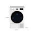 Beko 8.5kg/8kg Laundry Package BFL853ADWBDP83HW image NaN