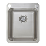 Abey 30Ltr Stainless Steel Laundry Tub with Dual Bypass LK30A hero image