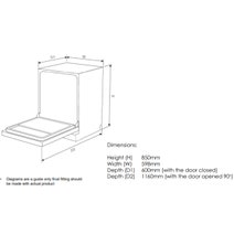 DeLonghi 60cm 6 Program Stainless Steel Dishwasher DEDW60156S2 hero image