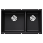 Blanco SUBLINE 430/270 Double Bowl Undermount Sink Black 528009 hero image