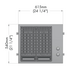Artusi 60cm Built-In Electric BBQ ABBQMEE3 image NaN