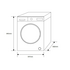 Euromaid 9kg Front Load Washing Machine EBFW900 image NaN