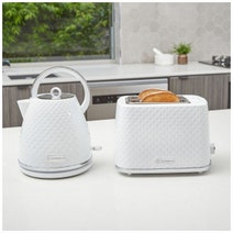 Westinghouse Kettle & Toaster Set White WHKTPK09W hero image