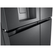 LG 506L French Door Fridge with Slim In-Door Ice and Water Dispenser Matte Black GF-L500MBL hero image