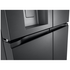 LG 506L French Door Fridge with Slim In-Door Ice and Water Dispenser Matte Black GF-L500MBL image NaN