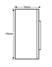 Electrolux ESE6977SG 690L Side by Side Fridge hero image