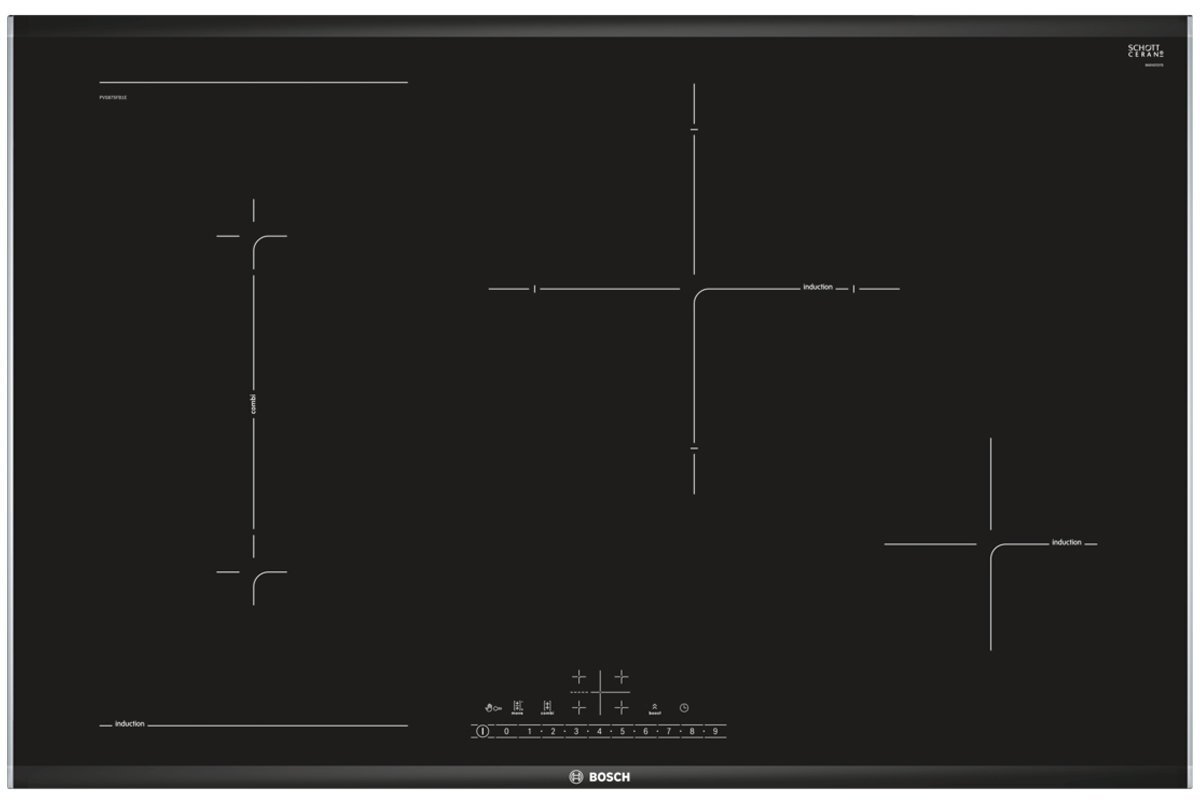 Bosch PVS875FB1E 80cm Serie 6 Induction Cooktop hero image