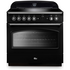 Falcon 90cm Classic FX Induction Freestanding Oven/Stove Black and Chrome CLA90FXEIBL-CH image NaN