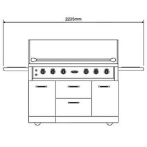 Capital ACG52RFS1N Freestanding Natural Gas BBQ with Solid Flat Plate hero image