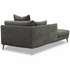 Kalona KYOTO Left Facing Chaise Sofa Pewter WS-205-LC-VILA-27 image NaN