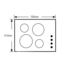 Gorenje ECT610SC 60cm Ceramic Cooktop image NaN