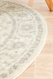 Rug Culture Evoke Small White Rug 150X150CM - EVO-261-WHI-150X150 hero image
