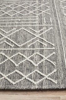Rug Culture Hudson Large Grey Rug 280X190CM - HUD-807-GRY-280X190 hero image