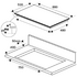 Bertazzoni 90cm 6 Zones - 3 MultiZones Induction Cooktop P906IM3G5NE image NaN