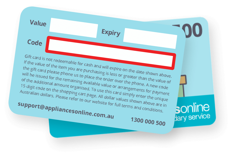 Gift card example